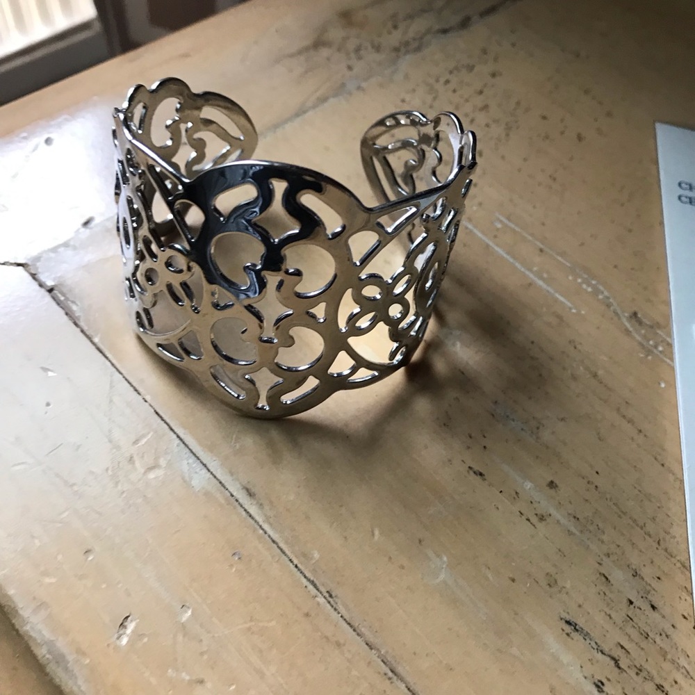 Lia Sophia bracelet cuff. Silver used